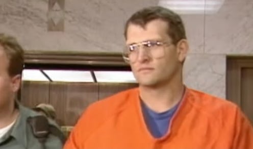 Keith Hunter Jesperson aka the “Happy Face Killer" in a prison jumpsuit via screenshot