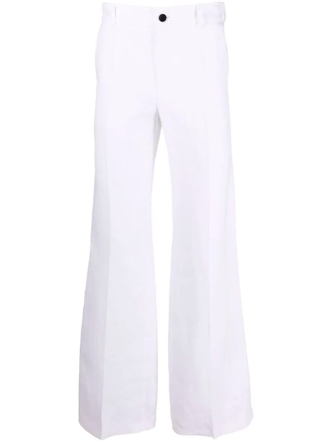 Karl Lagerfeld x Kenneth Ize flared hemp trousers