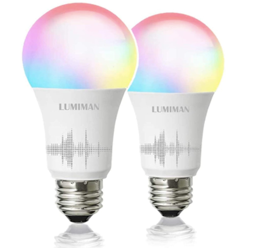 LUMIMAN Smart Wi-Fi Light Bulbs (2-Pack)