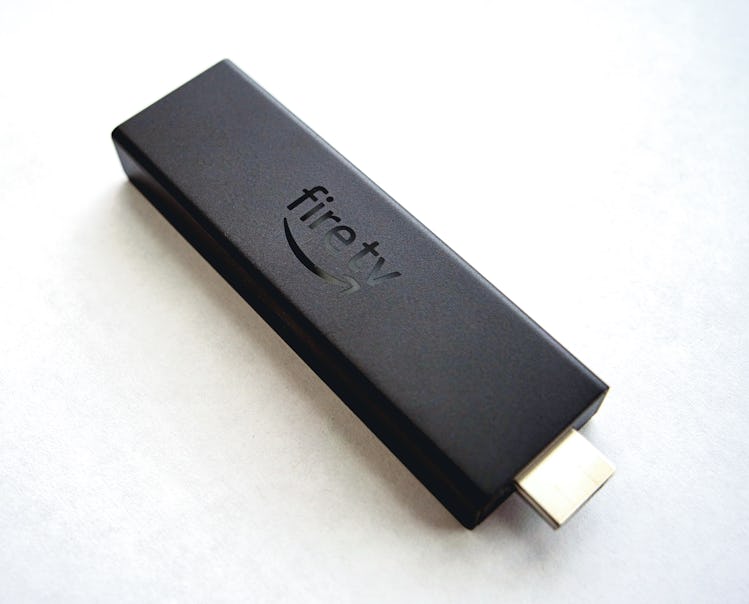 Amazon's Fire TV STick 4K Max on a white background