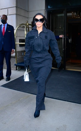  Kim Kardashian is seen on November 2, 2021