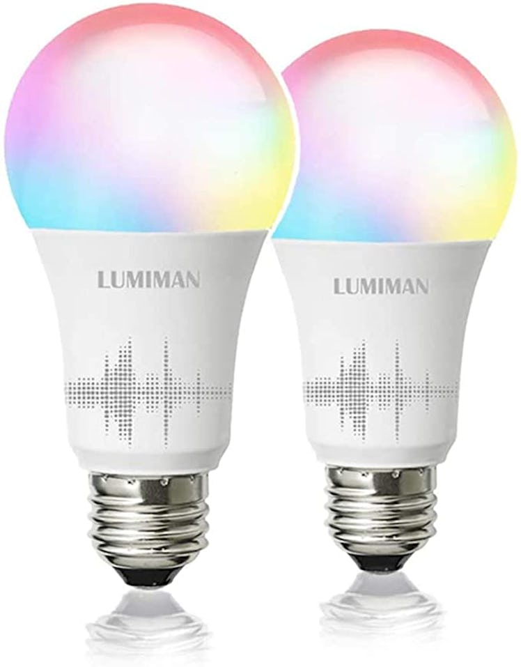 LUMIMAN Smart Wi-Fi Light Bulbs (2-Pack)