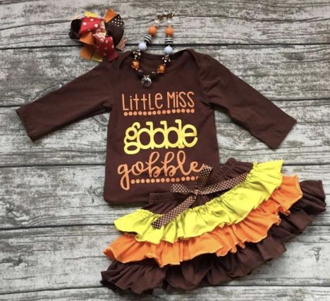 thanksgiving outfit from Kids' Lil' Fashion Box Subscription