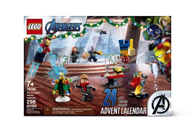 The LEGO Marvel Avengers Advent Calendar is available from Aldi for the 2021 holiday season.