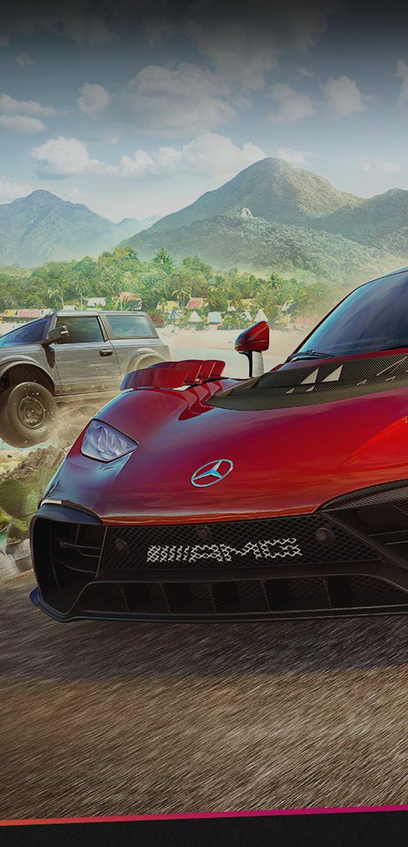 A screenshot from the Forza Horizon 5 video game