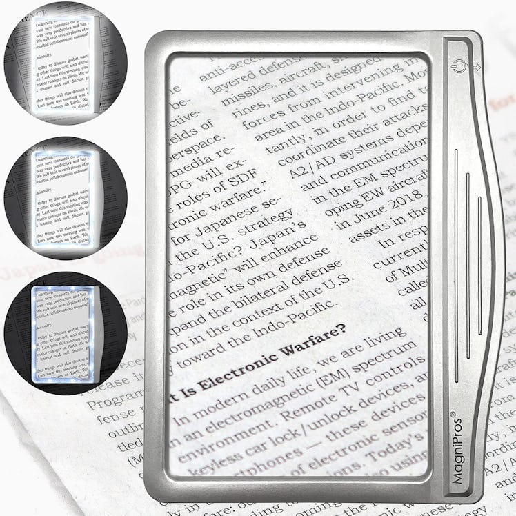 MagniPros Ultra-Bright LED 3X Page Magnifier