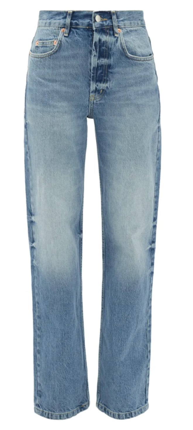 Raey Open unisex faded wide-leg jeans