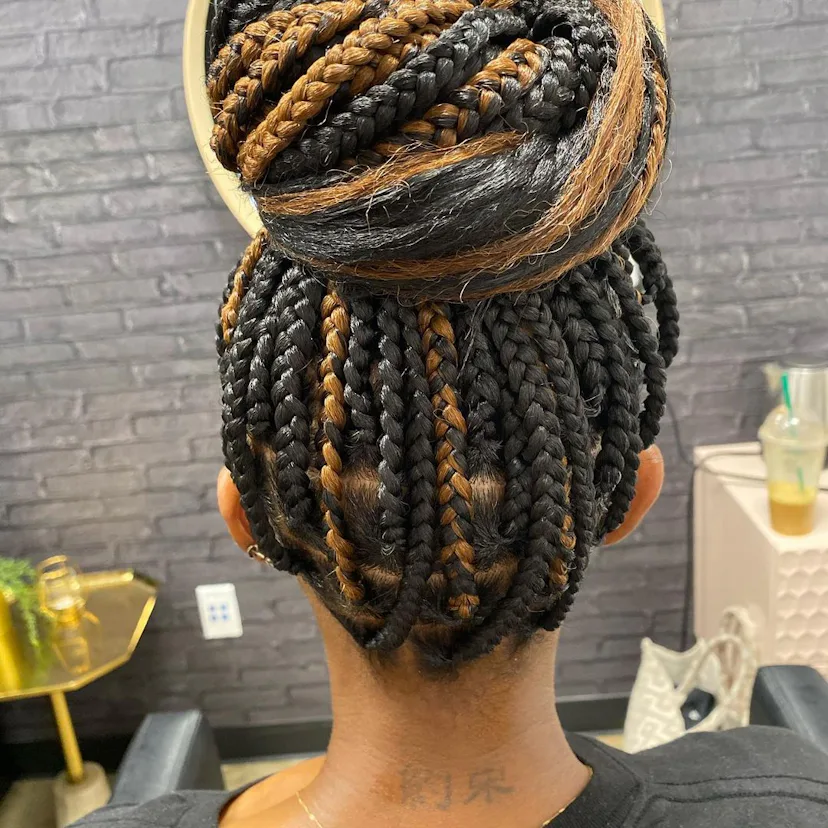 Box Braids Color Extensions Box Braids With Color: 7 Fun Combinations To Try