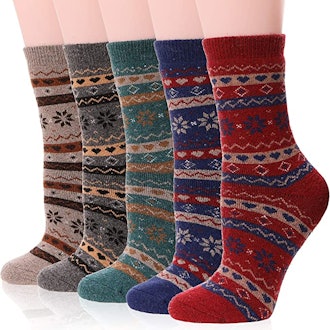 EBMORE Wool Socks (5-Pack)