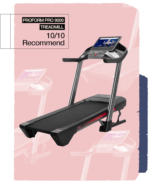 An editor's review of the ProForm Pro 9000 treadmill, a fitness machine that upgraded her home worko...