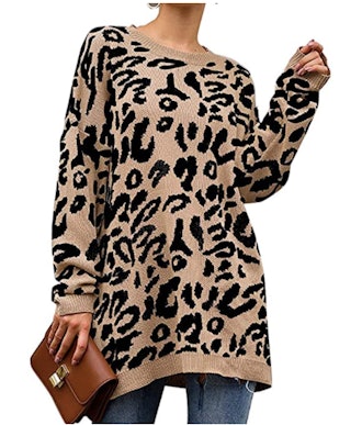 PRETTYGARDEN Leopard Print Pullover  