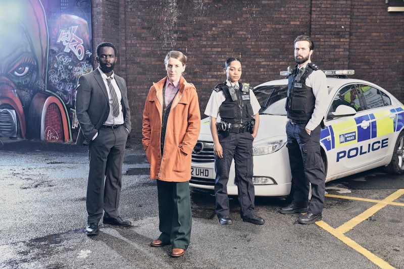 The cast of ITV drama The Tower