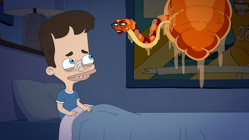 Nick Kroll as Nick Birch and Brandon Kyle Goodman as Walter in BIG MOUTH