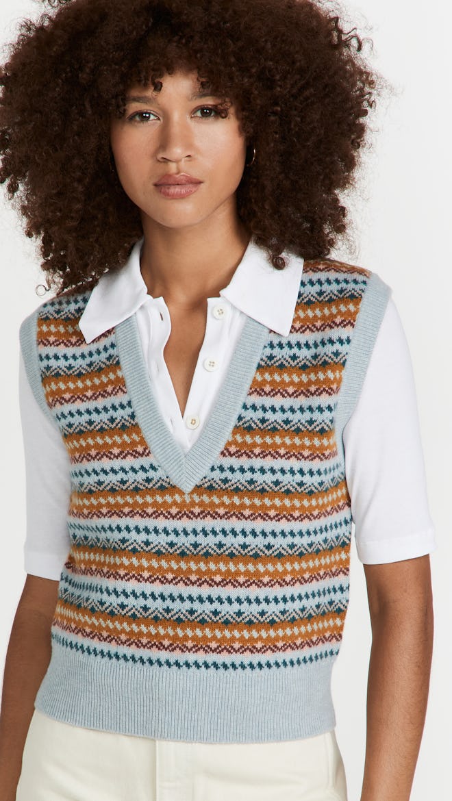 Veronica Beard Helenka Sweater Vest