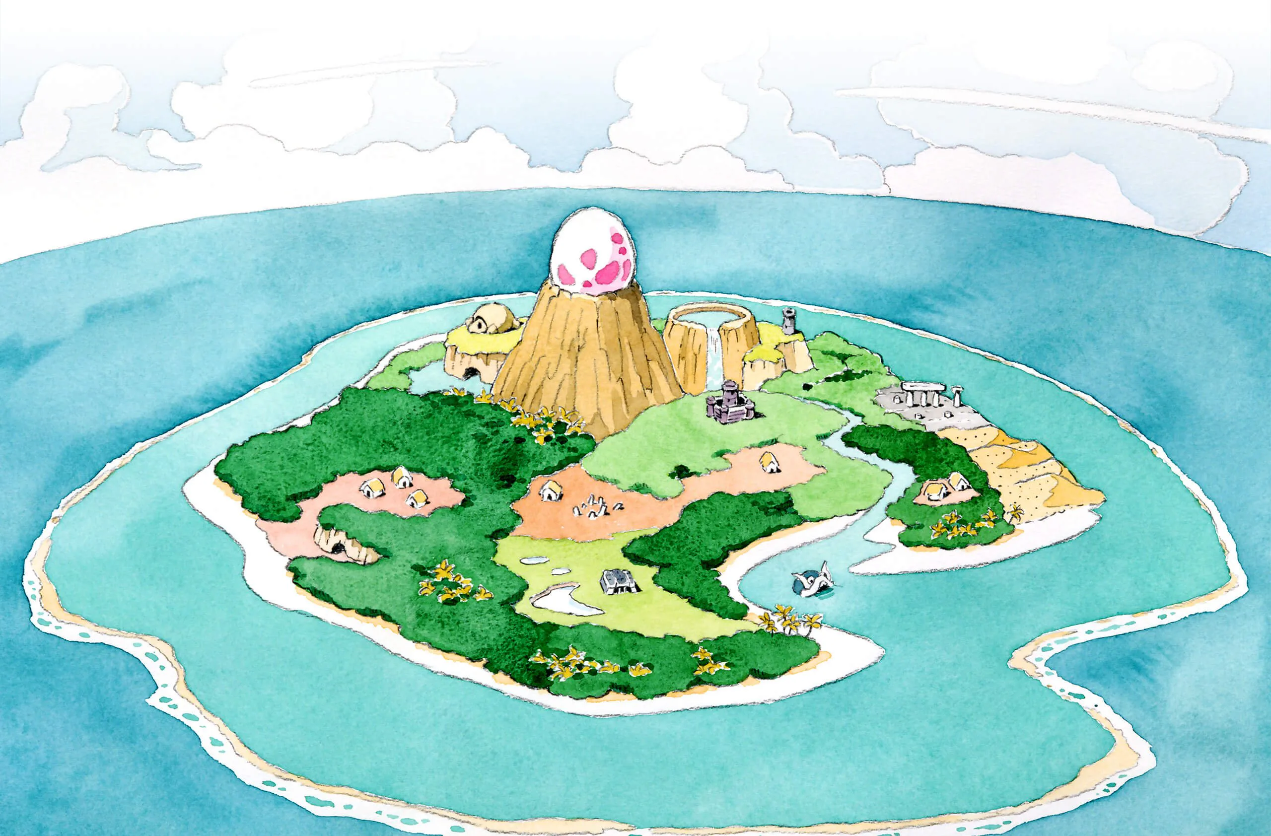 Look: Restored Zelda art shows Hyrule in its epic '80s glory