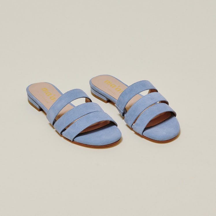 CJ Sandal in Sky from Ma’am Shoes in Blue