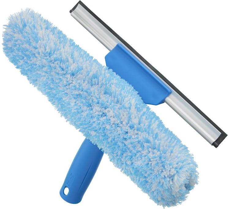 Unger 2-in-1 Microfiber Scrubber and Squeegee