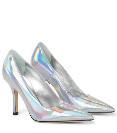 Mytheresa exclusive Mama holographic pumps from Paris Texas.