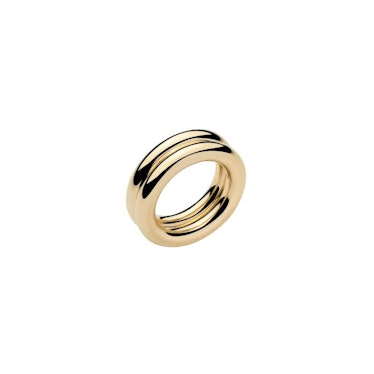 Gold plated Double Stack Lilly Ring from Jennifer Fisher.