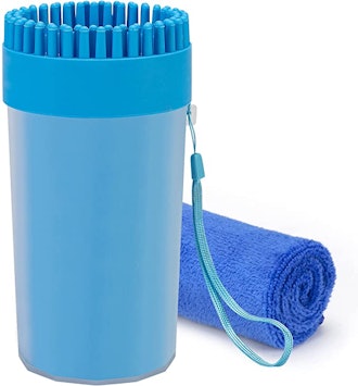 CHOOSEEN Dog Cleaner 2 in 1 Dog Brush