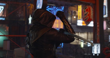 Jeremy Renner as Hawkeye's Ronin persona in 'Avengers: Endgame'