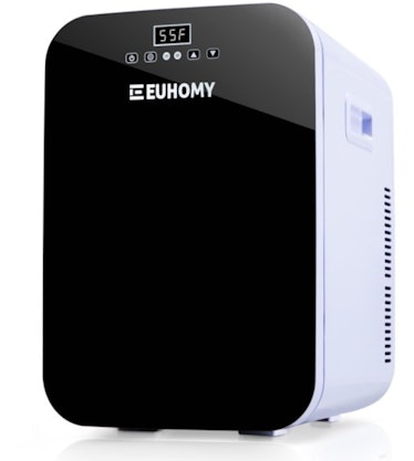 Euhomy Mini Fridge for Bedroom, 20L Portable Fridge & Electric Cooler and Warmer with AC/DC for Cosm...