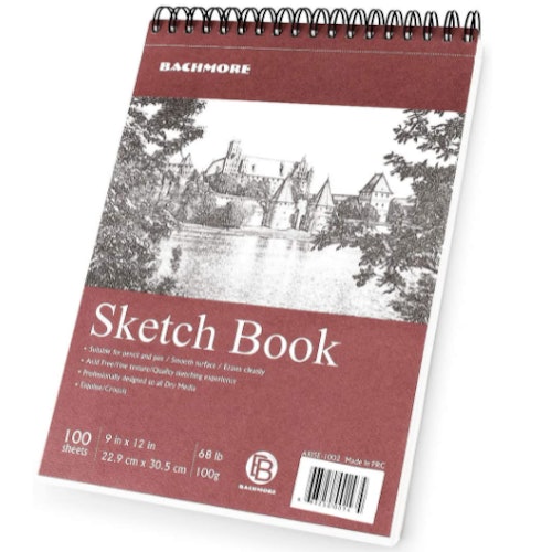Bachmore Sketchpad 9x12 Inch (100 sheets)