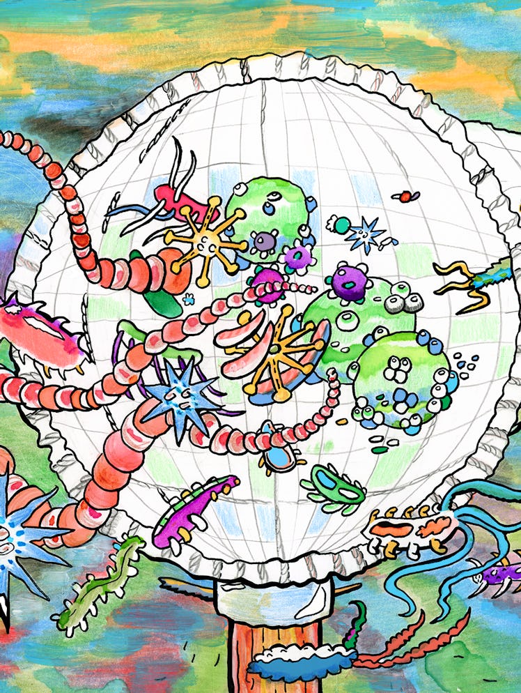 microbiome collecting art