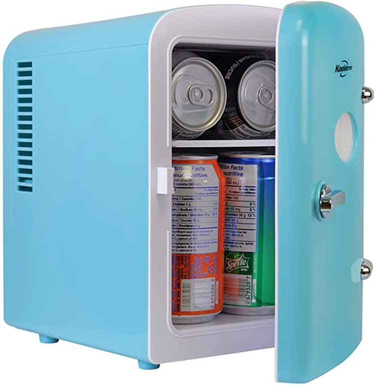 Koolatron Retro Portable 6 Can Thermoelectric Mini Fridge Cooler