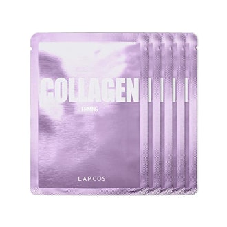 LAPCOS Collagen Firming Sheet Mask (5-Pack)
