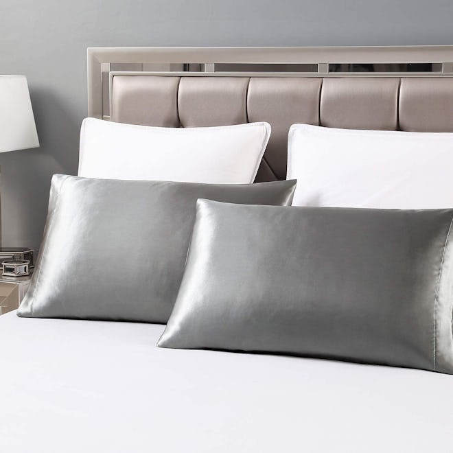 Love’s Cabin Silk Satin Pillowcases (Set of 2)