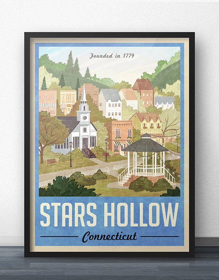 This Stars Hollow poster is a gift inspired by Gilmore Girls.