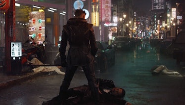 Jeremy Renner as Hawkeye's Ronin persona in 'Avengers: Endgame'