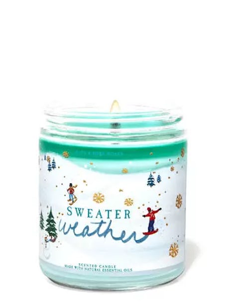 Bath & Body Works Sweater Weather Single Wick Candle