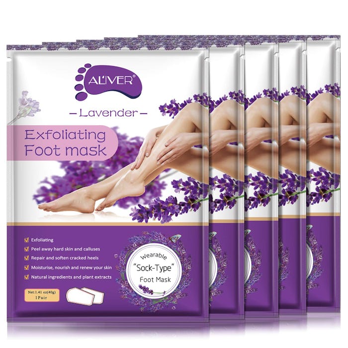 Gaobeisi-Makeups Lavender Exfoliating Foot Peel Mask (5-pack)