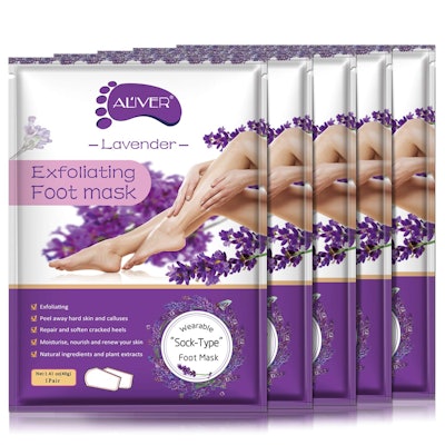 Gaobeisi-Makeups Lavender Exfoliating Foot Peel Mask (5-pack)