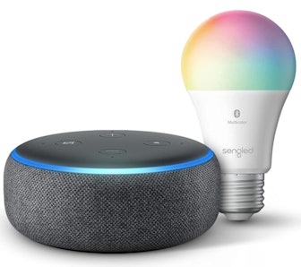 Echo Dot (3rd Gen) With Sengled Smart Color Bulb