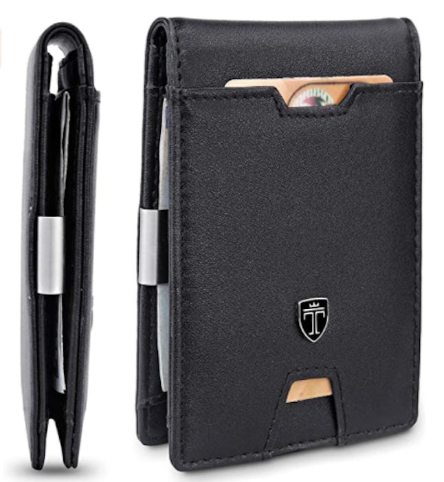 TRAVANDO Slim Wallet with Money Clip, RFID Blocking