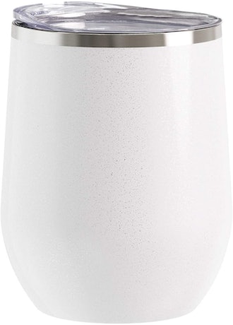 Maars Bev Stainless Steel Stemless Wine Glass Tumbler With Lid