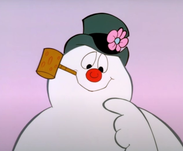 Still from the movie "Frosty The Snowman"