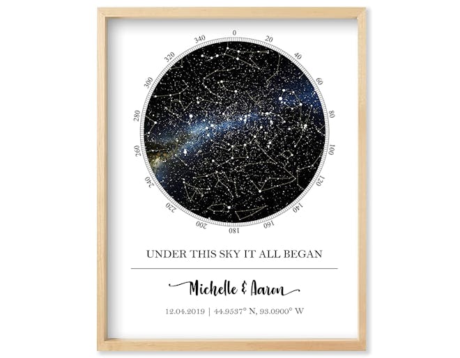 DreamTree Prints Custom Star Map