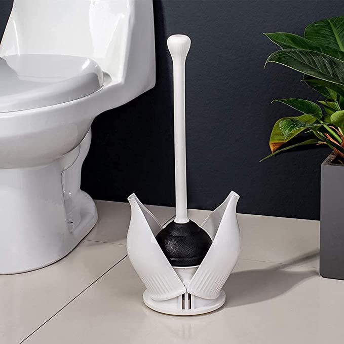 YANXUS Hideaway Toilet Plunger with Caddy