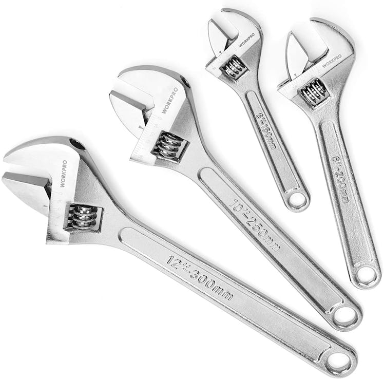  WORKPRO Adjustable Wrenches (Set of 4)