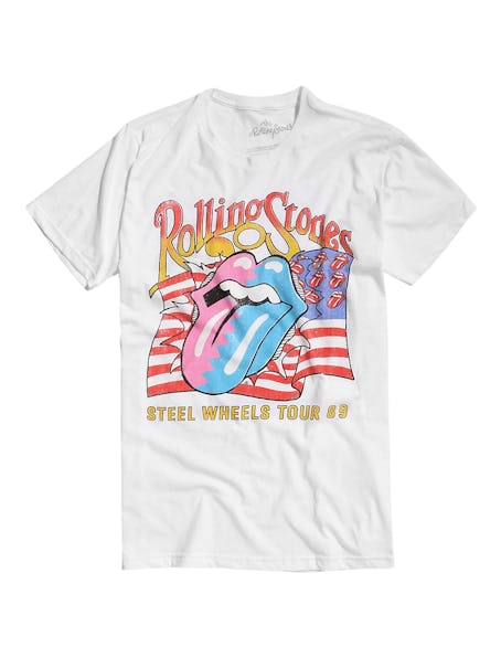 Hot Topic  The Rolling Stones Steel Wheels Tour T-Shirt