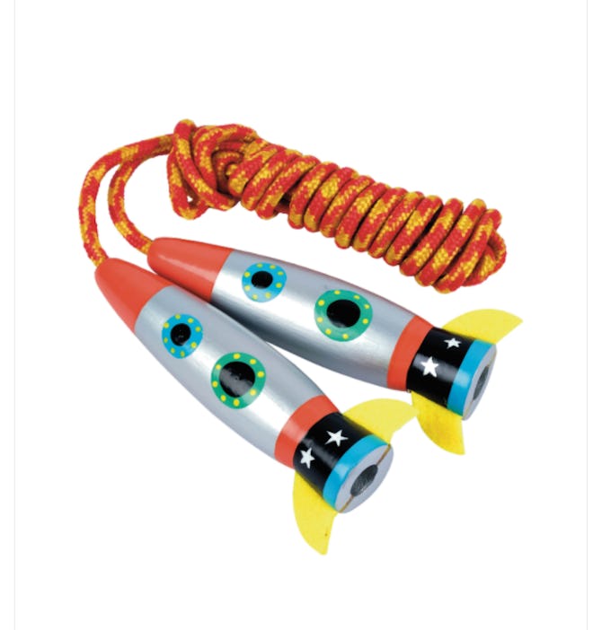 product image for a jump rope with rocket ship handles