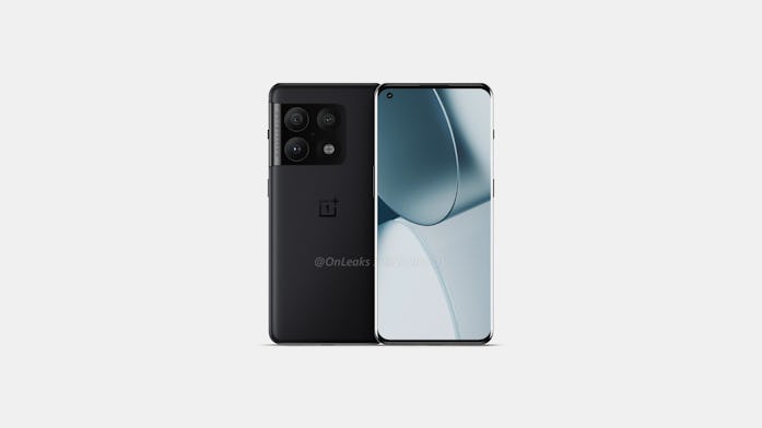 OnePlus 10 Pro render with squere camera bump