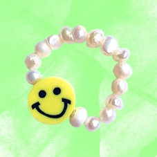 Smiley Charm Ring