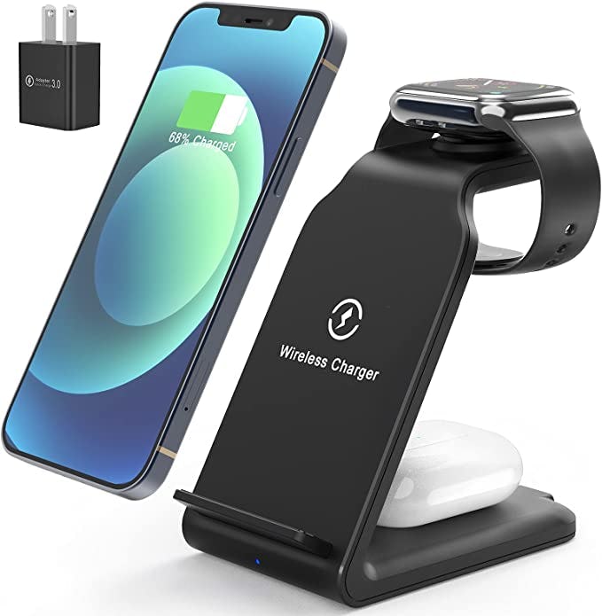 Popveen 3 in 1 Wireless Charging Station