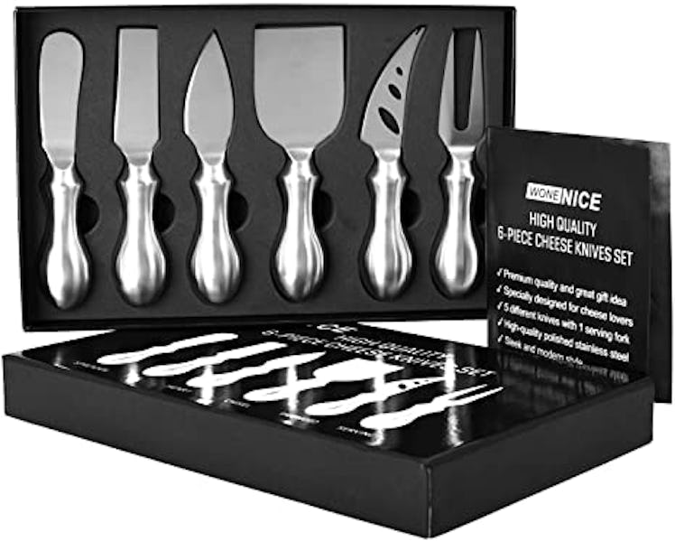 WoneNice Premium Cheese Knives Set (6 Pieces)