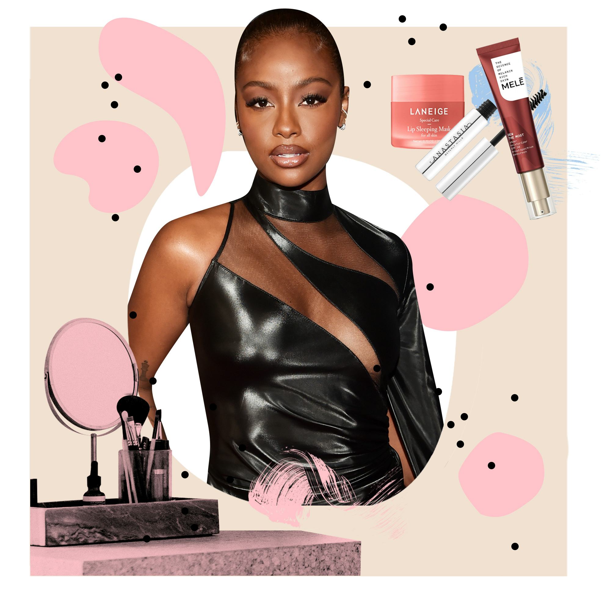 Justine&rsquo;s Skye&rsquo;s beauty routine and makeup essentials.